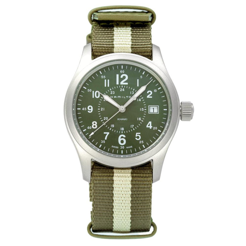 H68201063-Hamilton Men's H68201063 Khaki Field Quartz Watch