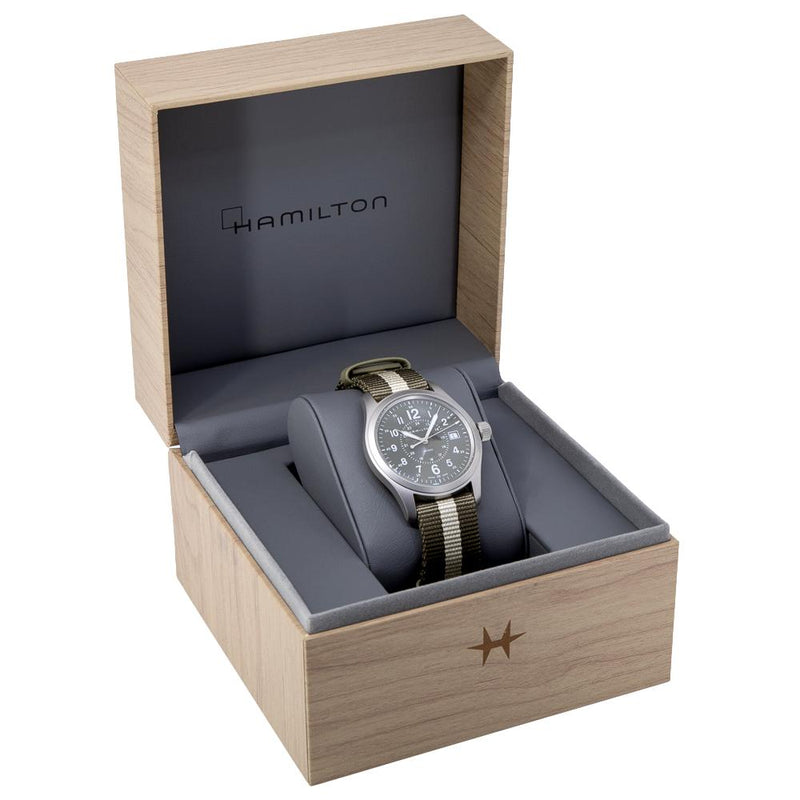 H68201063-Hamilton Men's H68201063 Khaki Field Quartz Watch