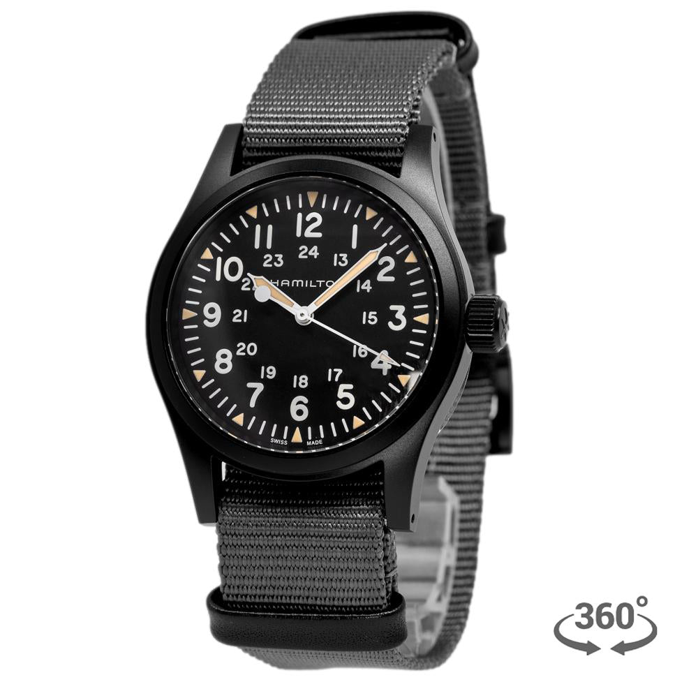 H69409930-Hamilton Men's H69409930 Khaki Field Mechanical Watch