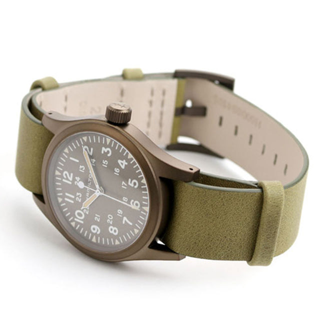 H69449861-Hamilton Men's H69449861 Khaki Field Brown Dial 