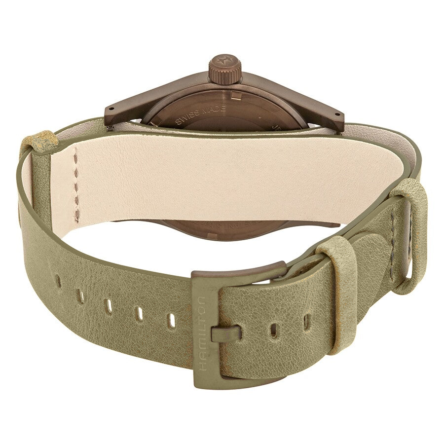 H69449861-Hamilton Men's H69449861 Khaki Field Brown Dial 