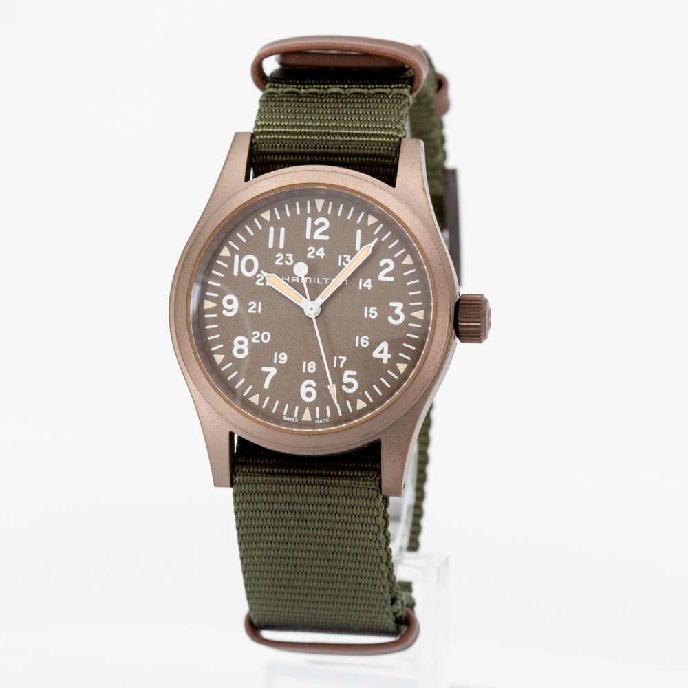 H69449961-Hamilton Men's H69449961 Khaki Field Green Dial Watch