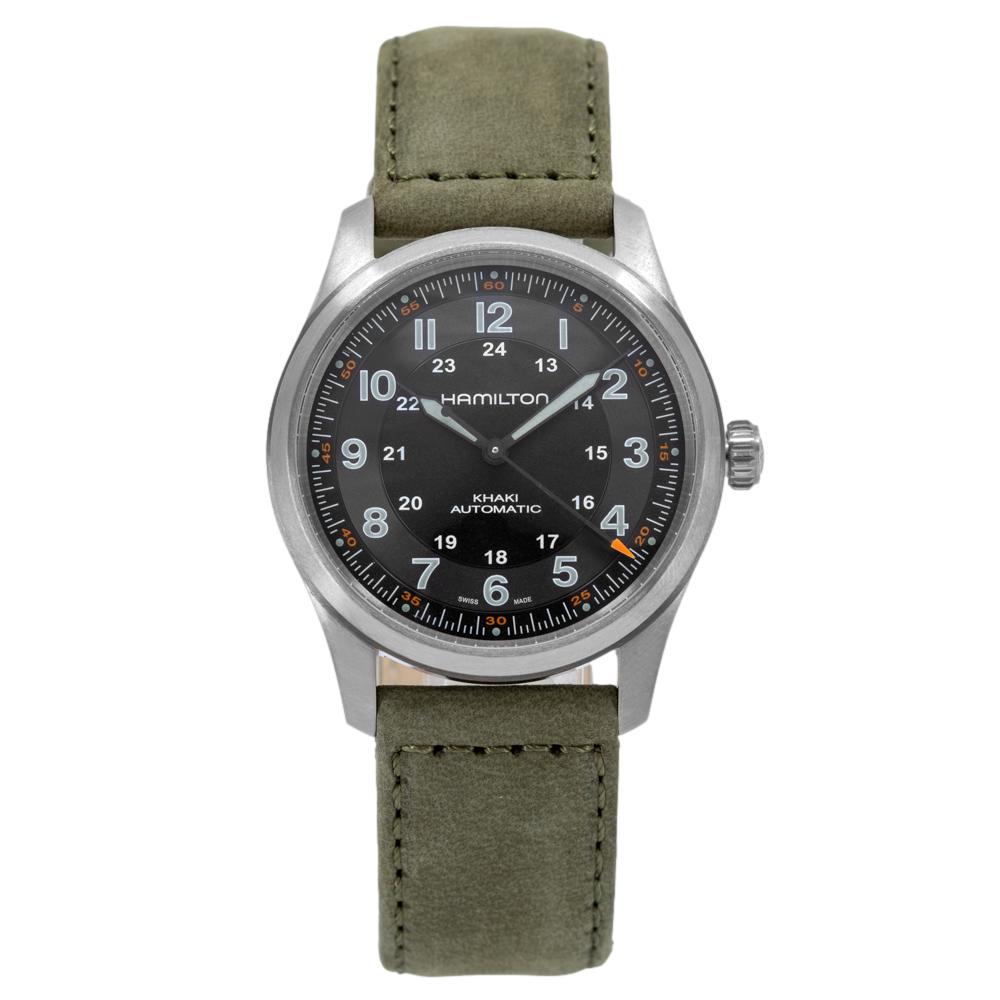 H70205830-Hamilton Men's H70205830 Khaki Field Titanium Auto Watch