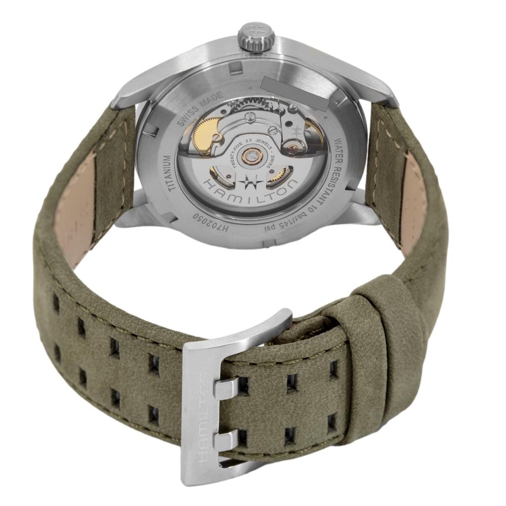 H70205830-Hamilton Men's H70205830 Khaki Field Titanium Auto Watch