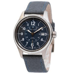H70305943-Men's H70305943 Khaki Field Auto 40 mm Blue Dial & Strap