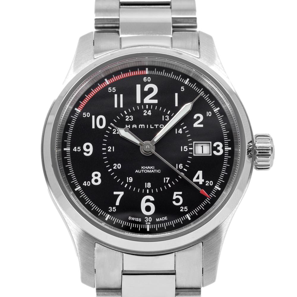 H70595133-Hamilton Men's H70595133 Khaki Field Date Display Watch