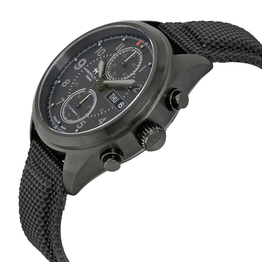 H71626735-Hamilton Men's H71626735 Khaki Field Auto Chrono Watch