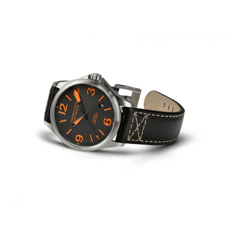 H76235731-Hamilton Men's H76235731 Khaki Aviation Black Dial Watch