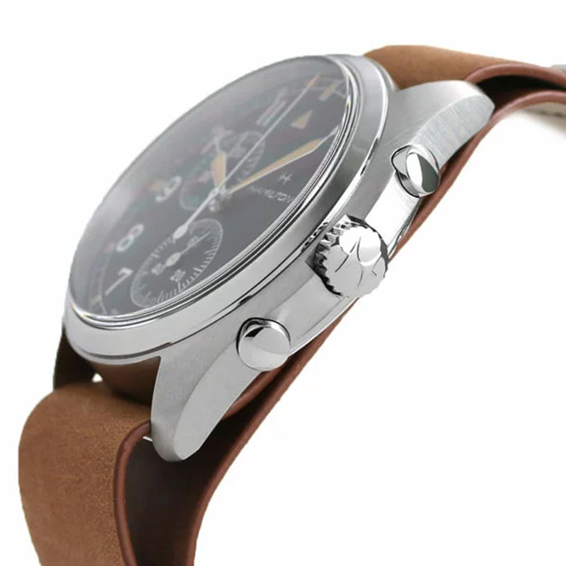 H76522531-Hamilton Men's H76522531 Khaki Pilot Chrono Pioneer Watch