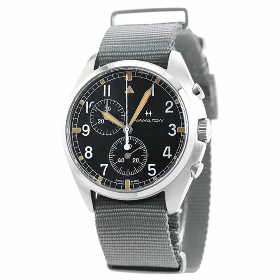 H76522931-Hamilton Men's H76522931 Khaki Pioneer Grey Dial Watch