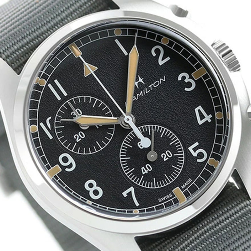 H76522931-Hamilton Men's H76522931 Khaki Pioneer Grey Dial Watch