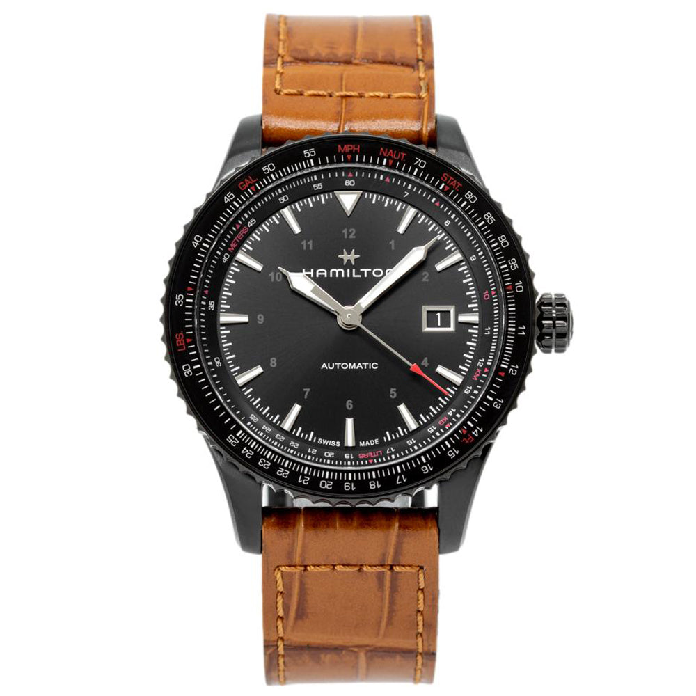 H76625530-Hamilton Men's H76625530 Khaki Aviation Auto Converter Watch