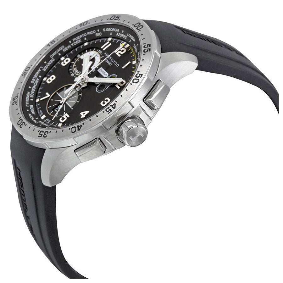 Hamilton Men s H76714335 Khaki Aviation Wroldtimer Quartz