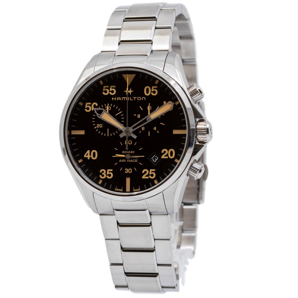 H76722131-Hamilton Men's H76722131 Khaki Pilot Chrono Watch