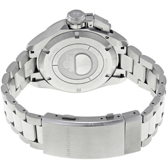 H77605135-Hamilton Men's H77605135 Khaki Navy Frogman Auto Watch