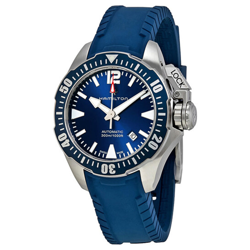 H77705345-Hamilton Men's H77705345 Khaki Navy Frogman Auto Watch