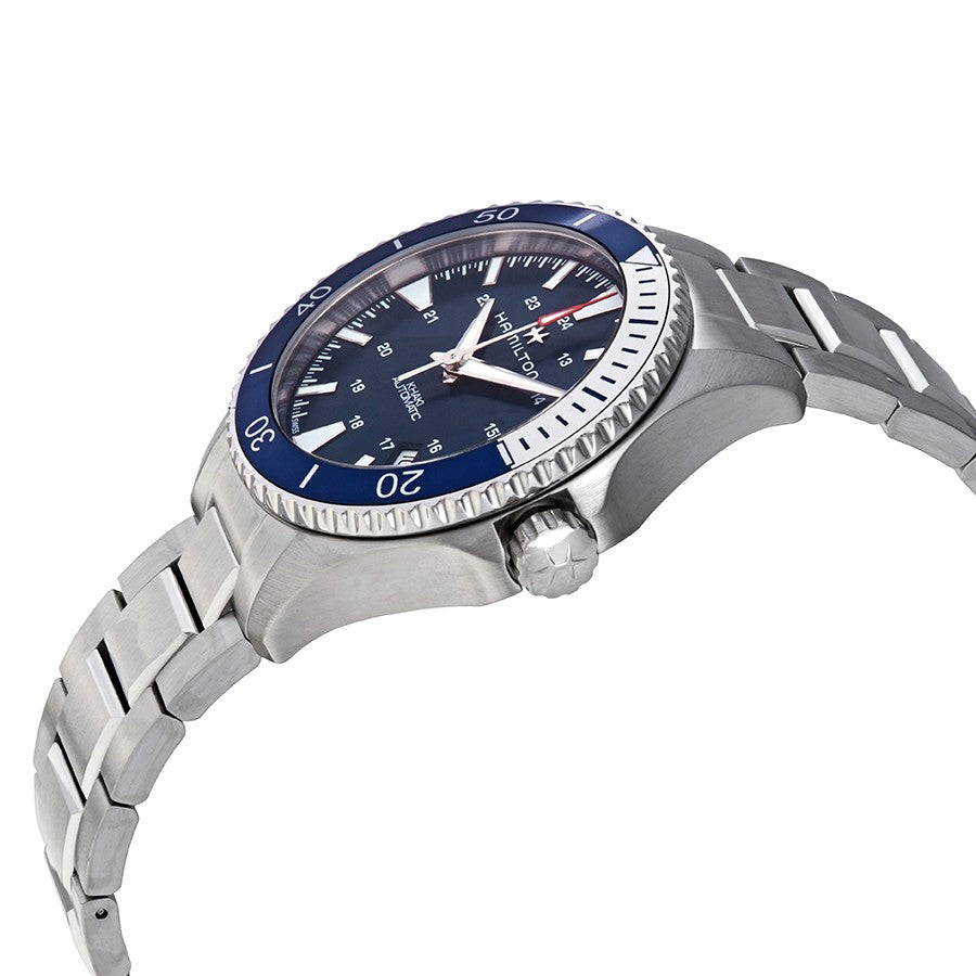 H82345141-Hamilton Men's H82345141 Khaki Navy Scuba Date Display Watch