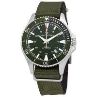 H82375961-Hamilton Men's H82375961 Khaki Navy Scuba Green Dial Watch