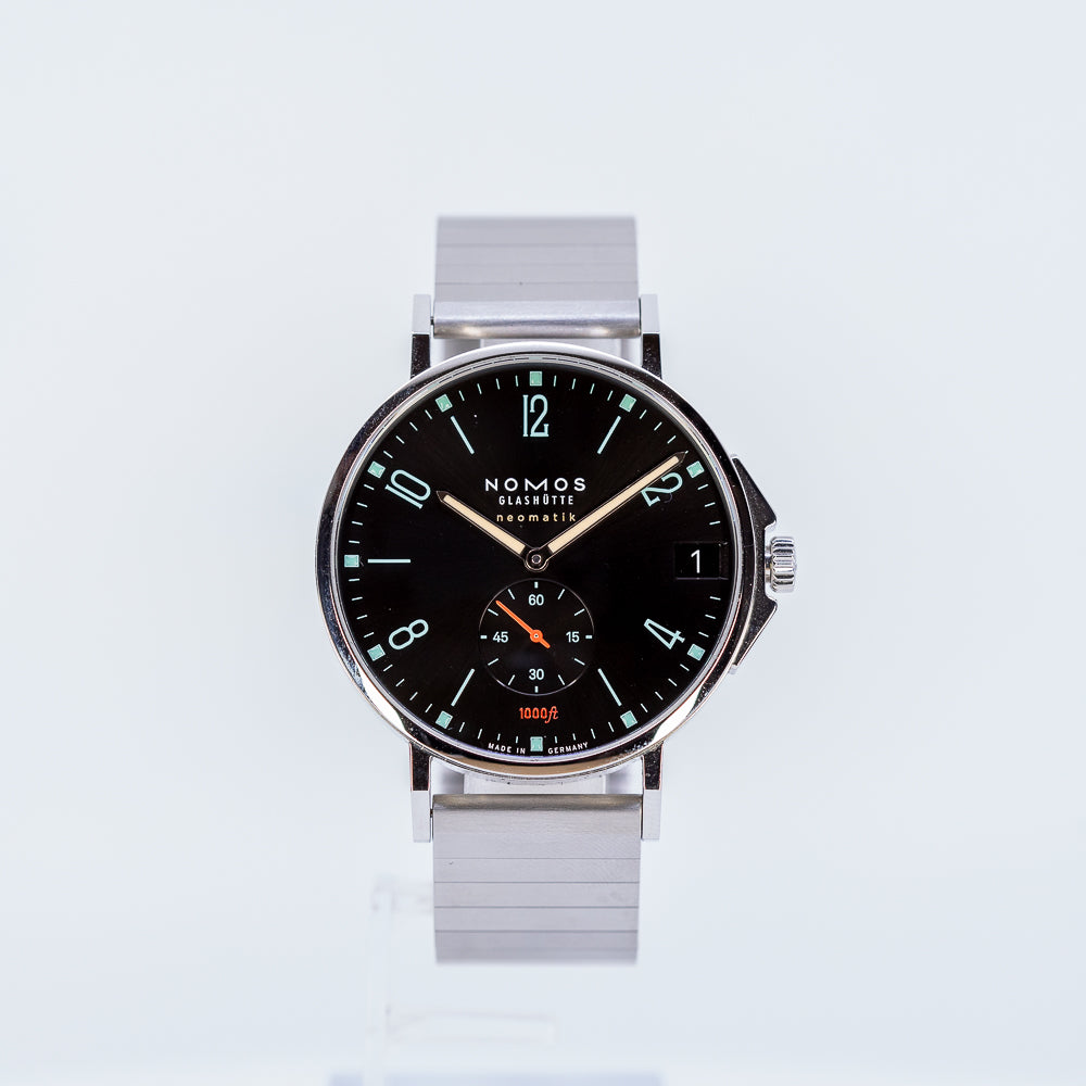 581-Nomos Glashutte 581 Tangente Neomatik Black Dial Auto