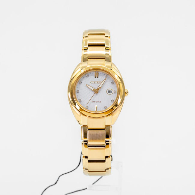 EM0313-54A-Citizen Ladies EM0313-54A  Gold-Tone Watch 