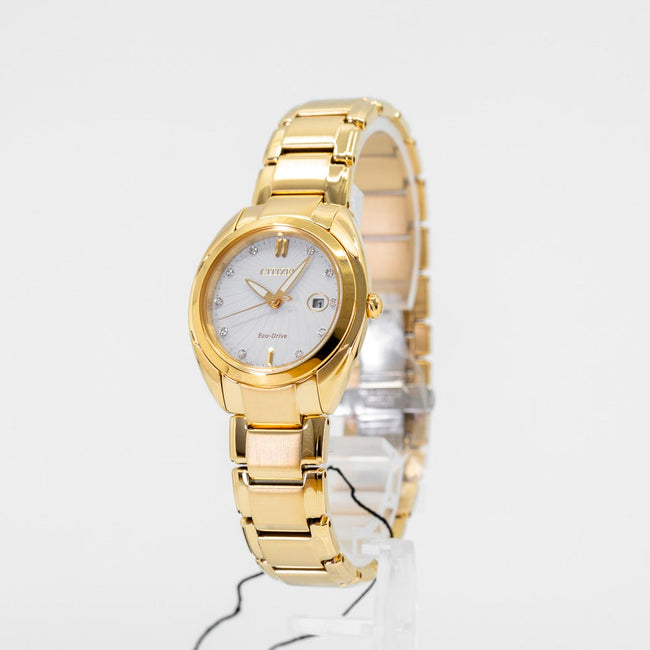 EM0313-54A-Citizen Ladies EM0313-54A  Gold-Tone Watch 