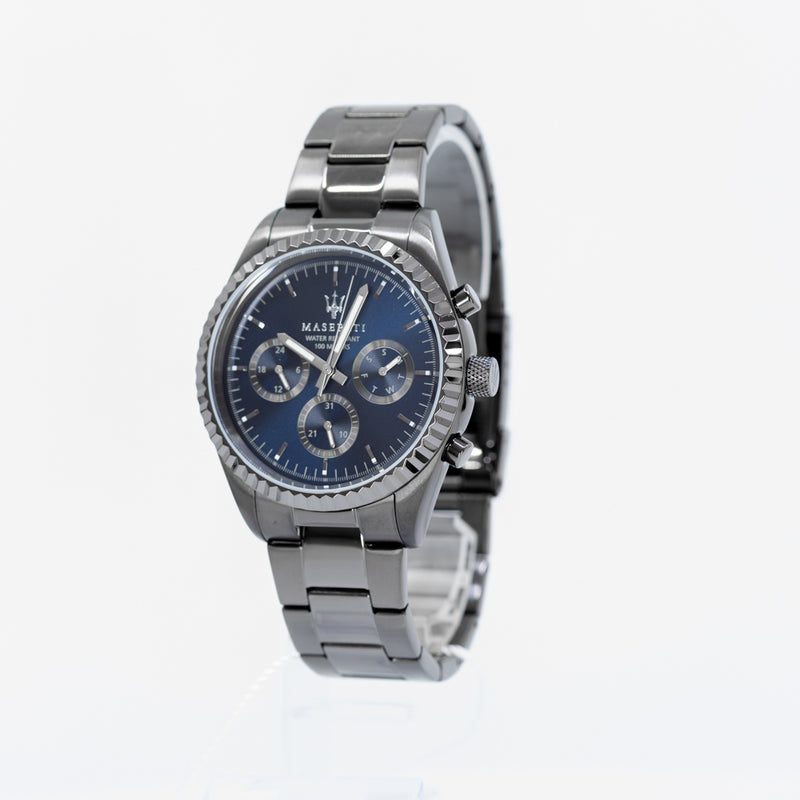 R8853100019-Maserati Men's R8853100019 Competizione Blue Dial Watch