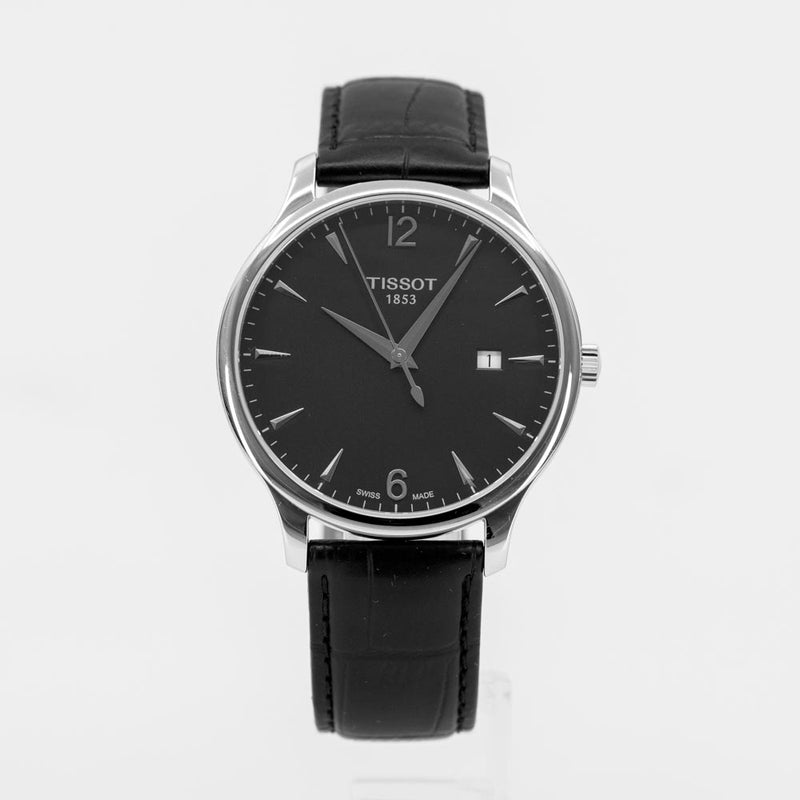 Tissot Men s T063.610.16.057.00 Tradition Black Dial Watch