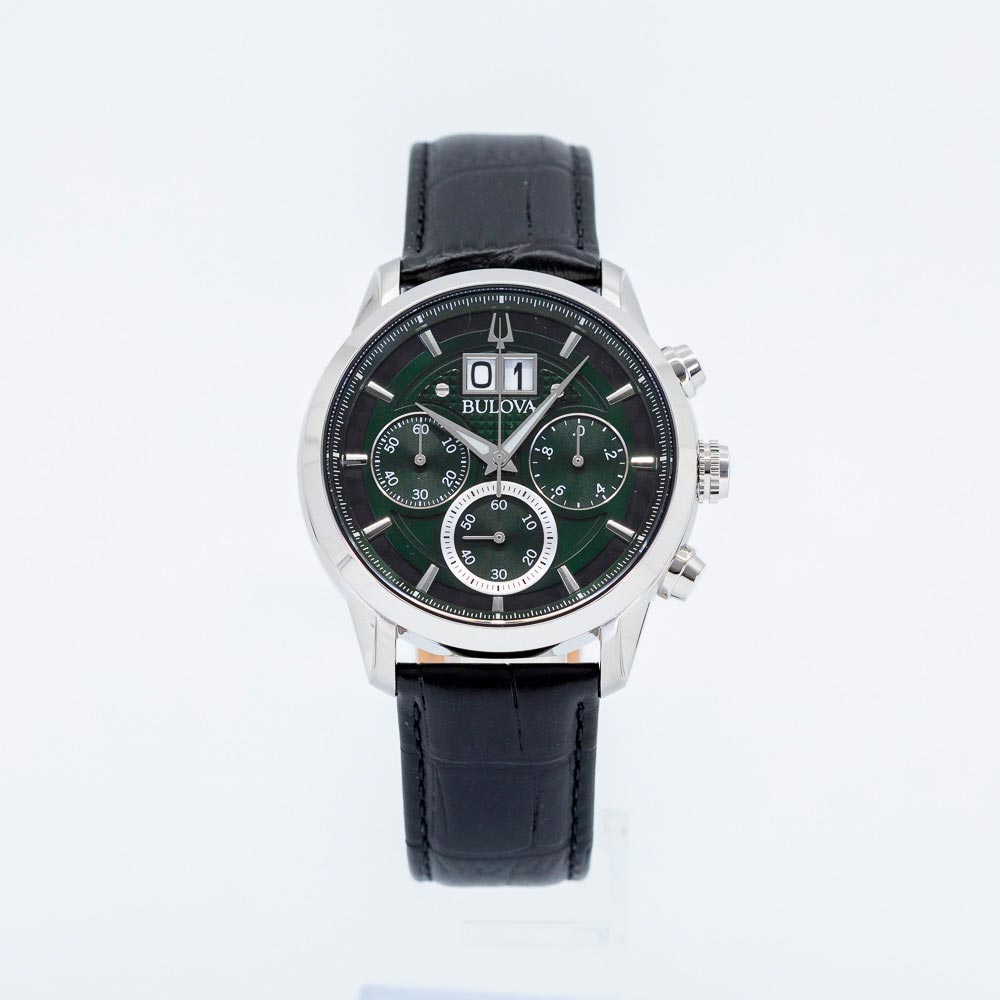 96B310-Bulova Men's 96B310 Classic Green Dial Watch