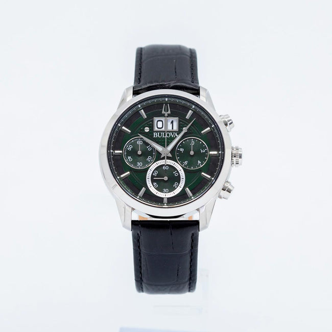 96B310-Bulova Men's 96B310 Classic Green Dial Watch