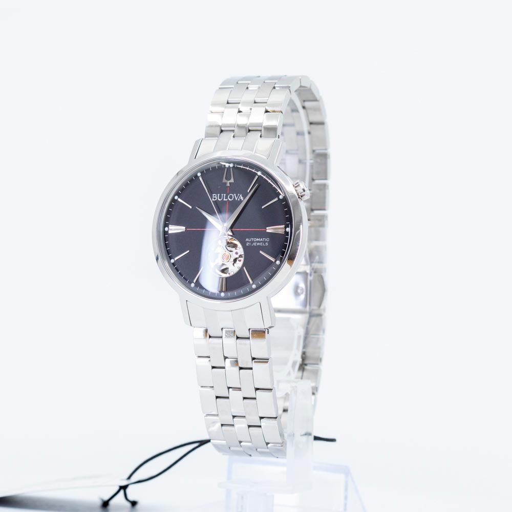 96A199-Bulova Men's 96A199 Classic Black Dial  Auto Watch