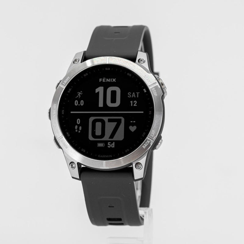 Garmin Fenix 7 010-02540-29 Smart Watch Digital Rubber Black Mens Watch  Auction