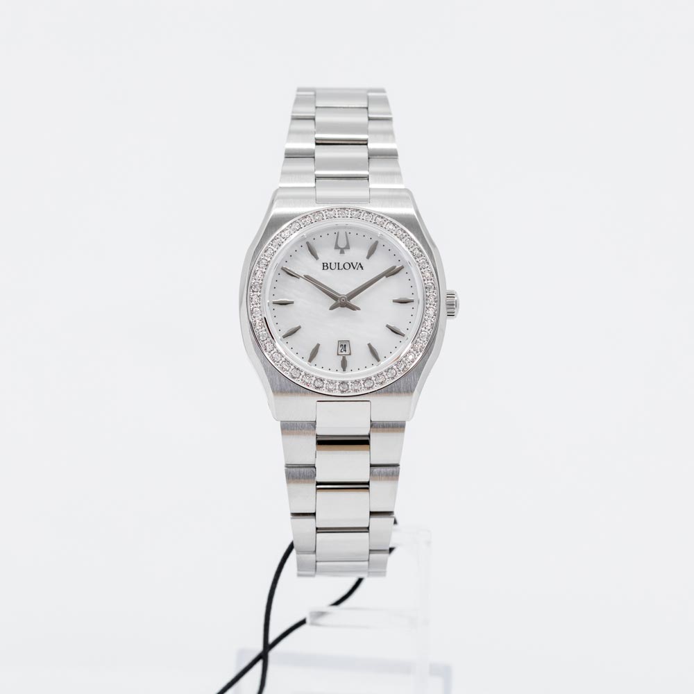 96R245-Bulova Ladies 96R245 Classic Surveyor Diamonds Watch