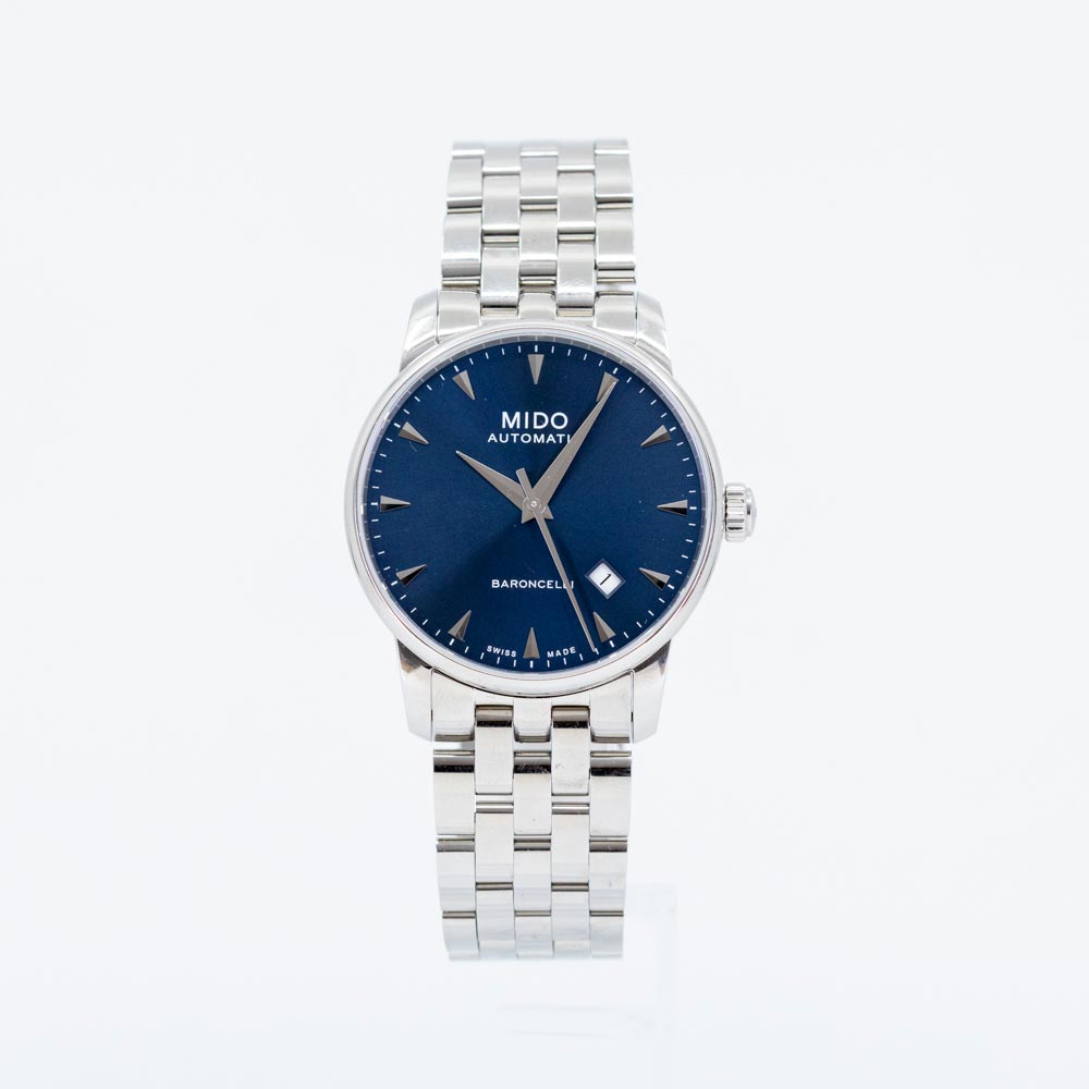 M86004151-Mido Men's M8600.4.15.1 Baroncelli Midnight Blue Date Watch