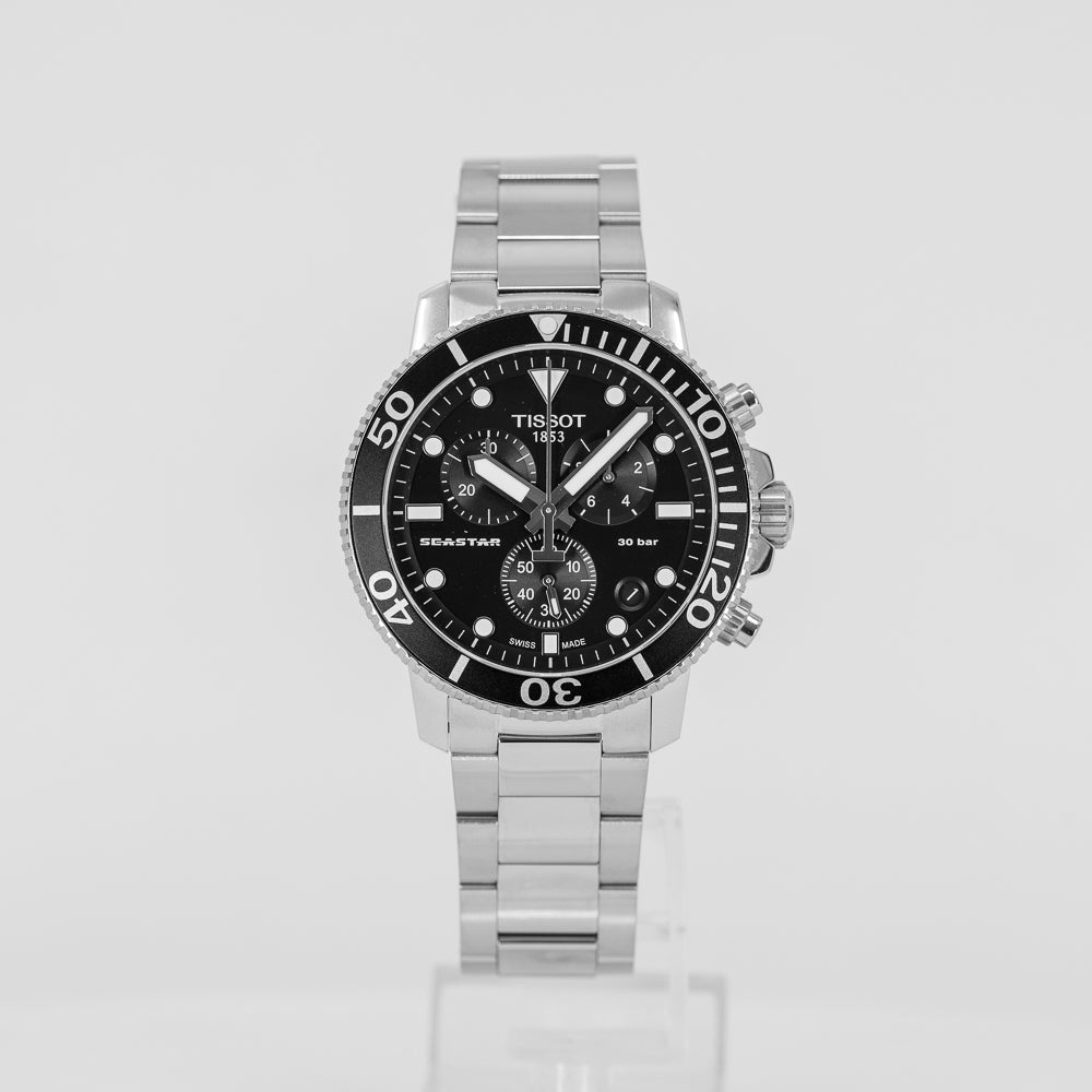 T1204171105100-Tissot Men's T120.417.11.051.00 Seastar Chronograph Watch