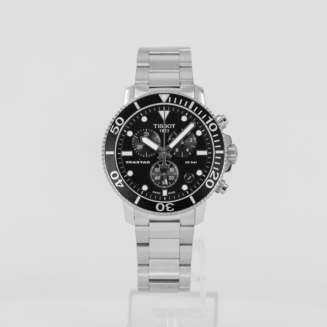 T1204171105100-Tissot Men's T120.417.11.051.00 Seastar Chronograph Watch