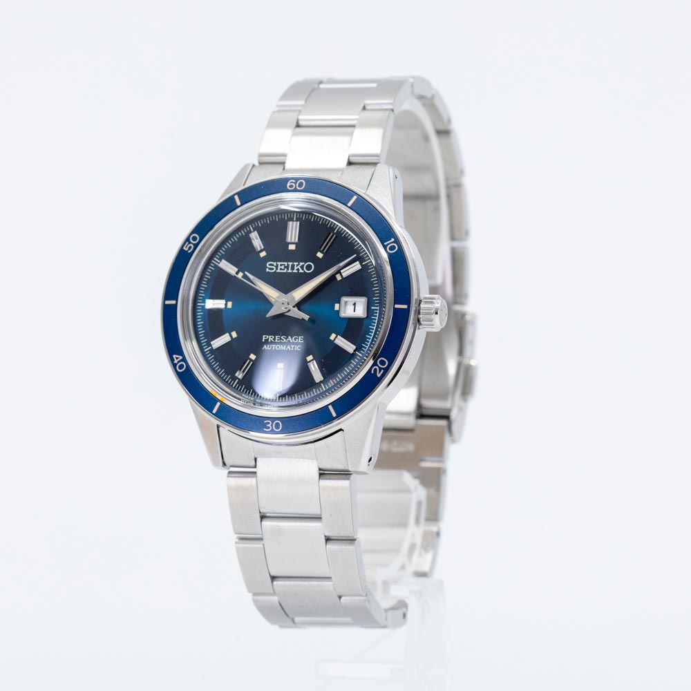 SRPG05J1-Seiko Men's SRPG05J1 Presage Auto Blue Dial Watch