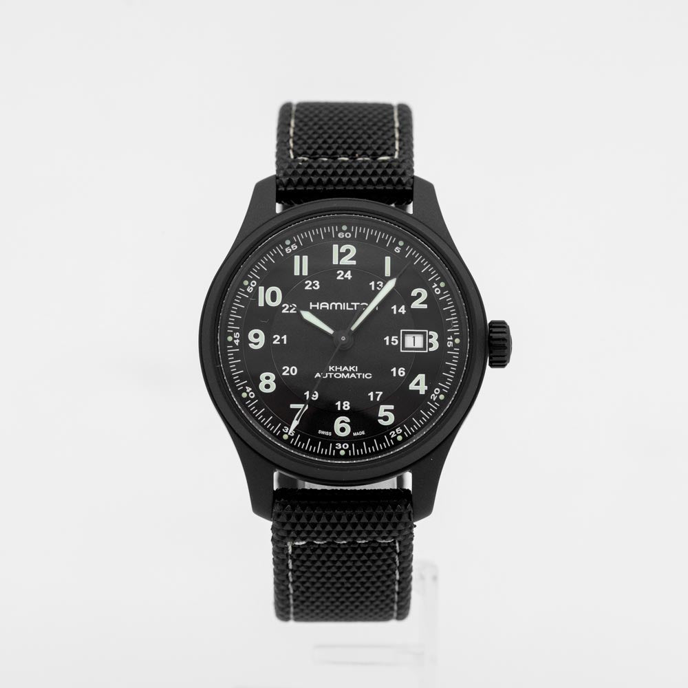 H70575733-Hamilton Men's H70575733 Khaki Field Titanium Auto Watch