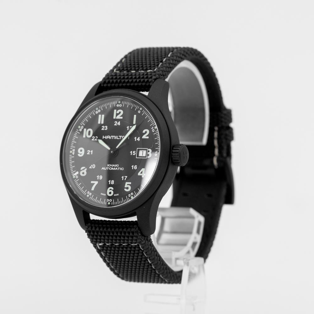 H70575733-Hamilton Men's H70575733 Khaki Field Titanium Auto Watch