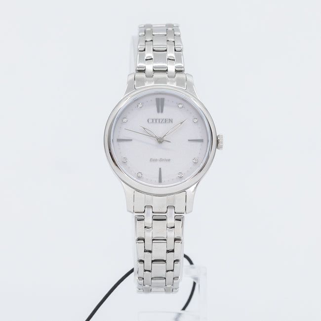 EM0890-85A-Citizen Ladies EM0890-85A Dress Crystals Dial Watch