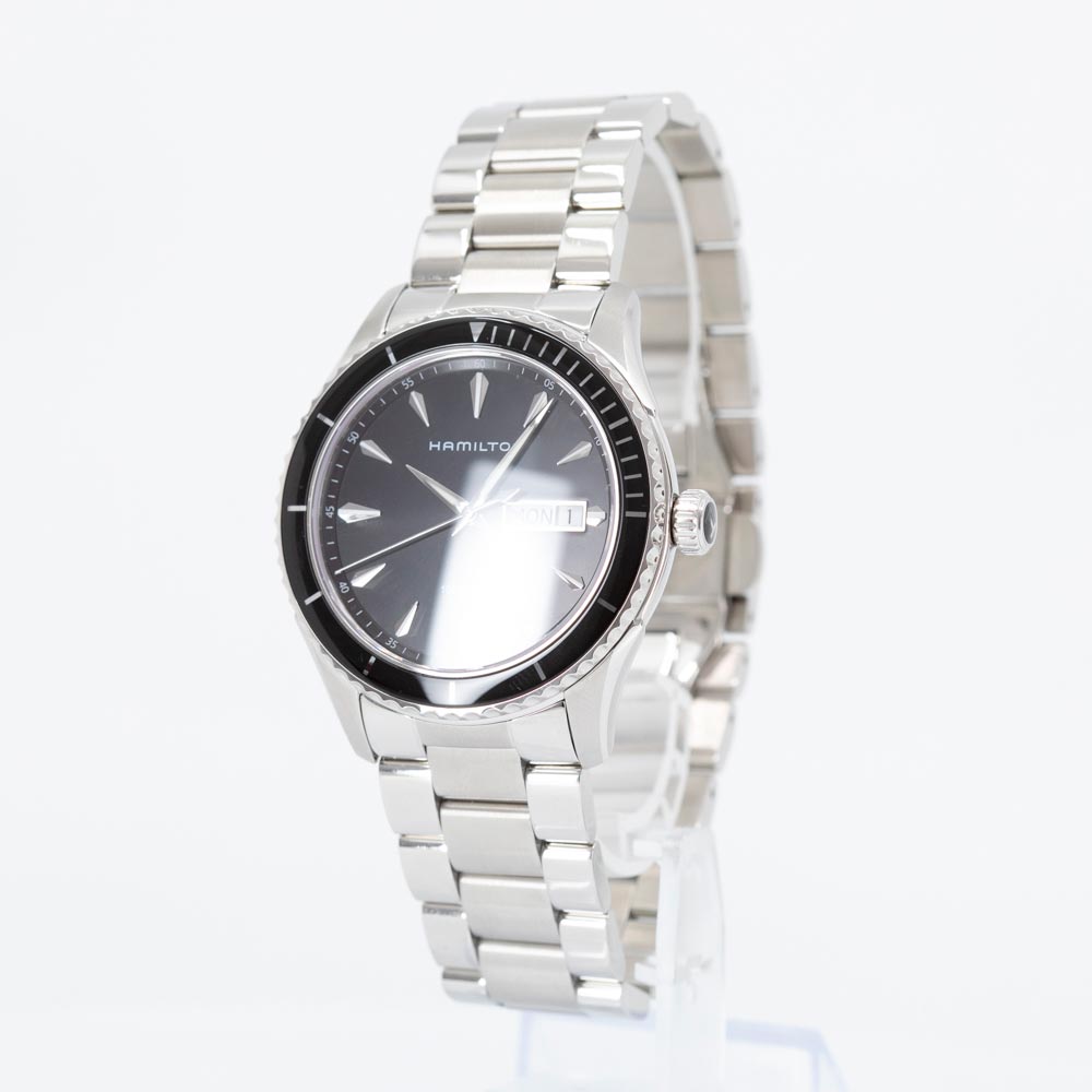 H37511131-Hamilton Men's H37511131 Jazzmaster Seaview Day Date Watch