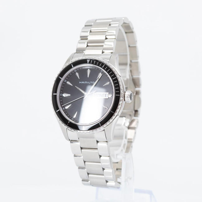 H37511131-Hamilton Men's H37511131 Jazzmaster Seaview Day Date Watch
