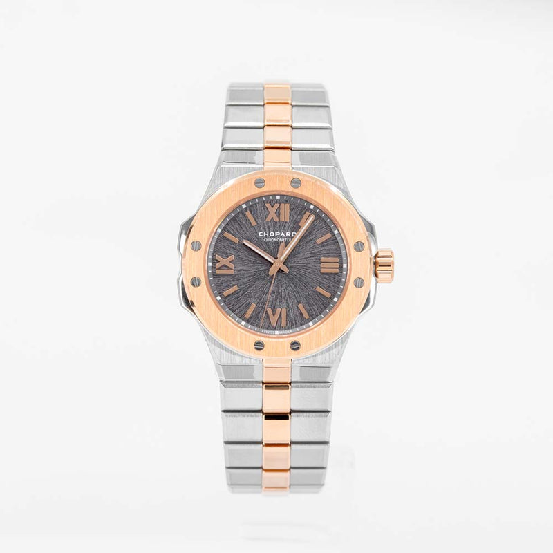 298617-6001-Chopard Ladies 298617-6001 Alpine Eagle 33mm Rose Gold Watch