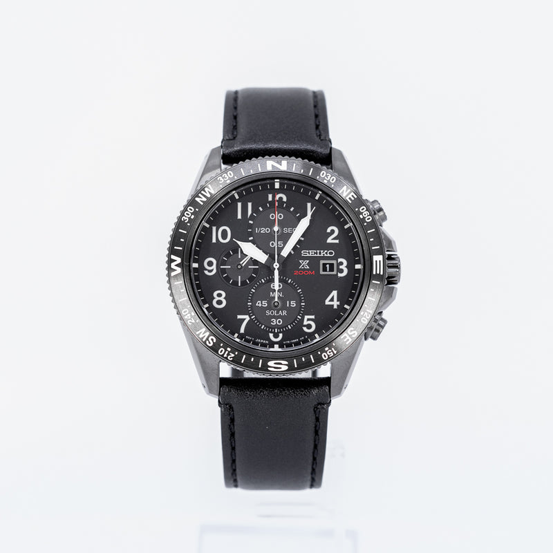 SSC707P1-Seiko Men's SSC707P1 Prospex Solar Chronograph Black Watch