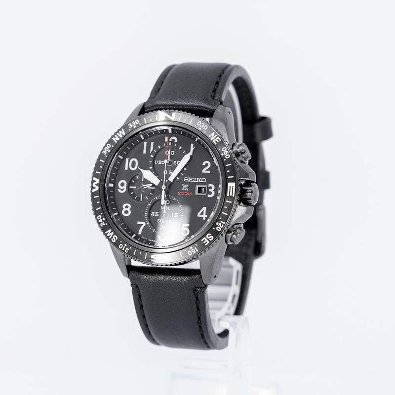 SSC707P1-Seiko Men's SSC707P1 Prospex Solar Chronograph Black Watch