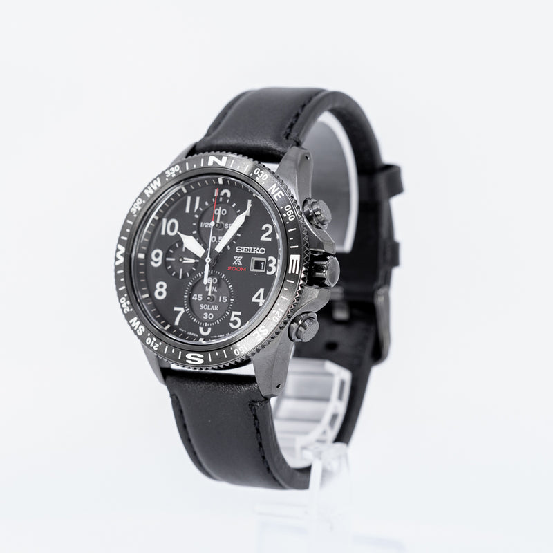 SSC707P1-Seiko Men's SSC707P1 Prospex Solar Chronograph Black Watch