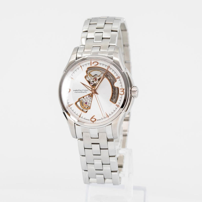 H32565155-Hamilton Men's H32565155 Jazzmaster Open Heart Auto Watch