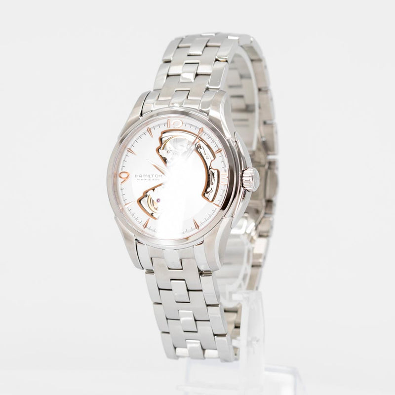 H32565155-Hamilton Men's H32565155 Jazzmaster Open Heart Auto Watch
