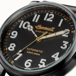 INI04805-Ingersoll Men's INI04805 Linden Automatic Black Dial Watch