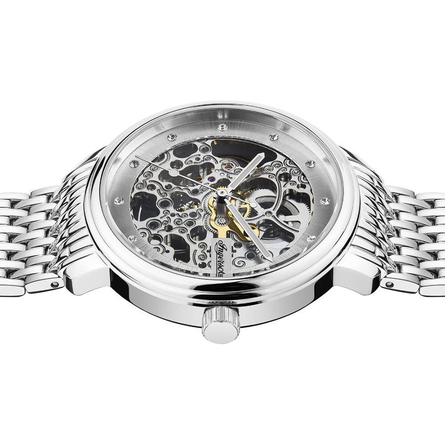 I06101-Ingersoll I06101 The Crown Skeleton Dial Watch