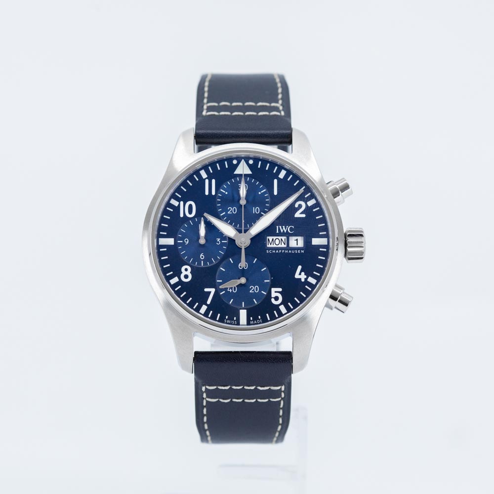 IW388101-IWC Men's IW388101 Pilot's Chrono Blue Dial Watch